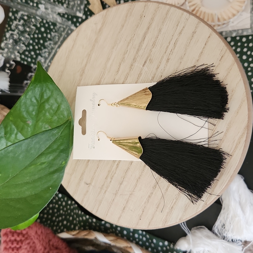 Gorgeous Tassel Statement Earrings